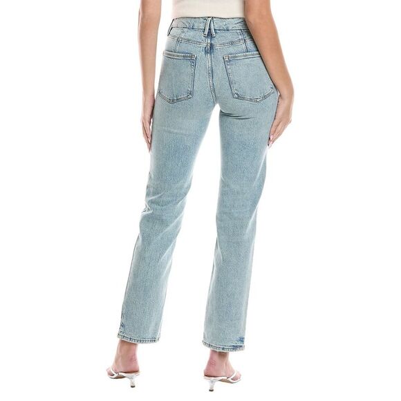 Good American Womens Good Icon Indigo Jean, Blue - Picture 2 of 3